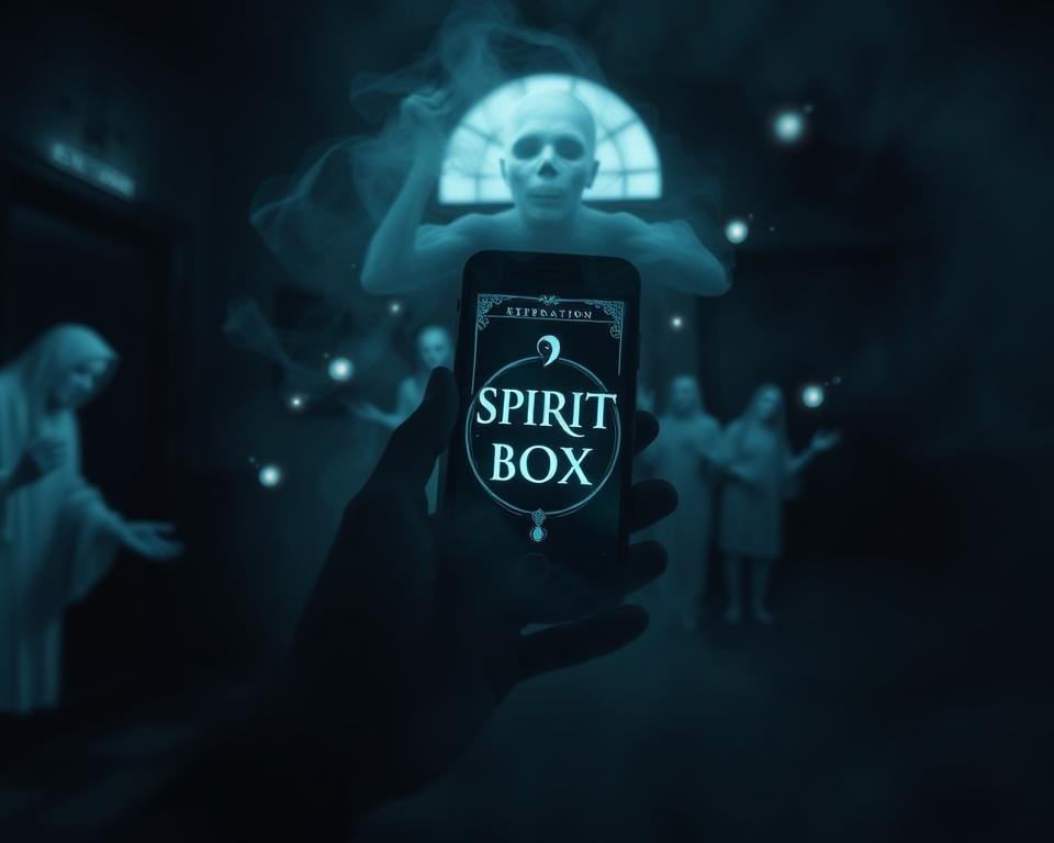 Aplicativo spirit box procura espíritos