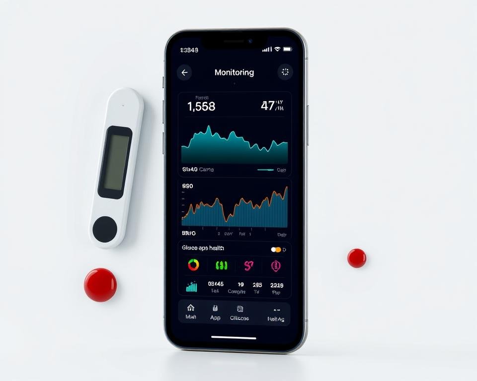 Monitoramento de glicose por smartphone