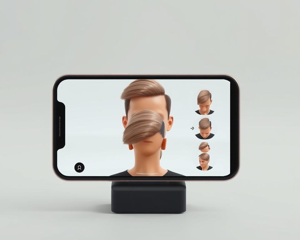 Aplicativo Simula o Corte de Cabelo