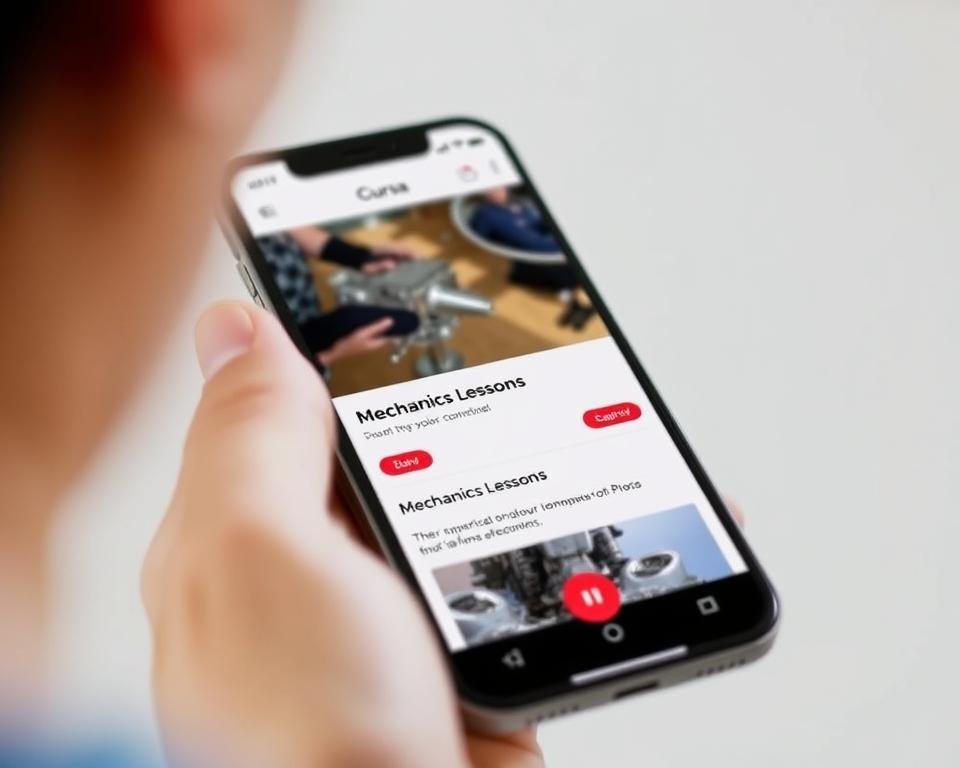 मोबाइल के लिए ऑटोमोटिव मैकेनिक्स पाठ्यक्रम cursos de mecânica automotiva para celular