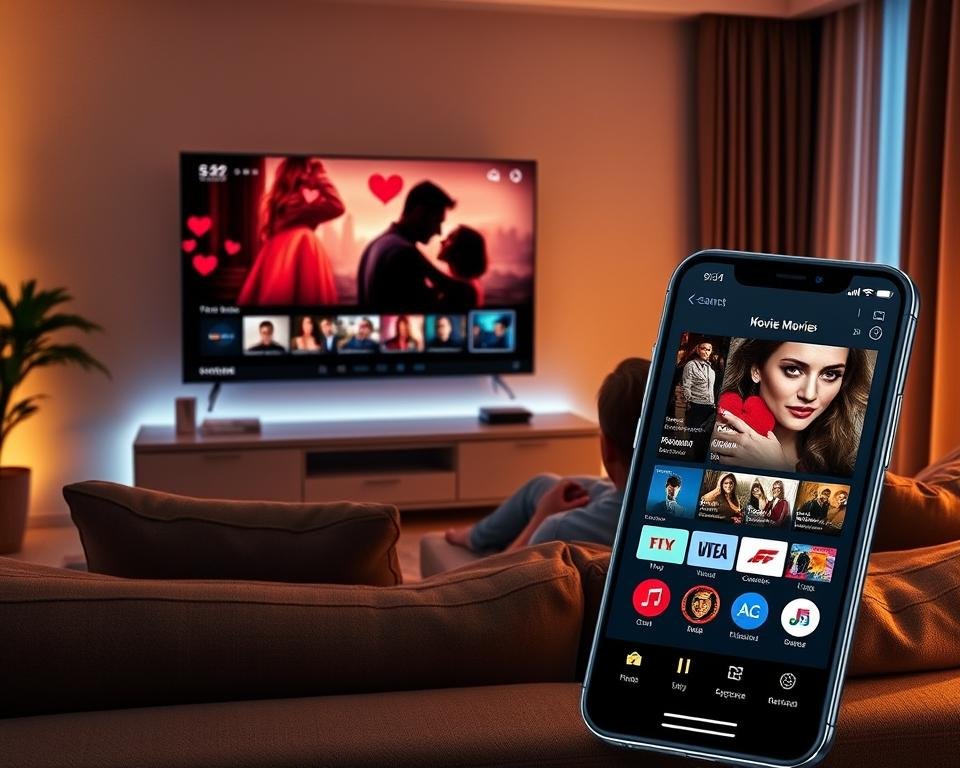 Aplicativo para assistir filmes de romance em HD