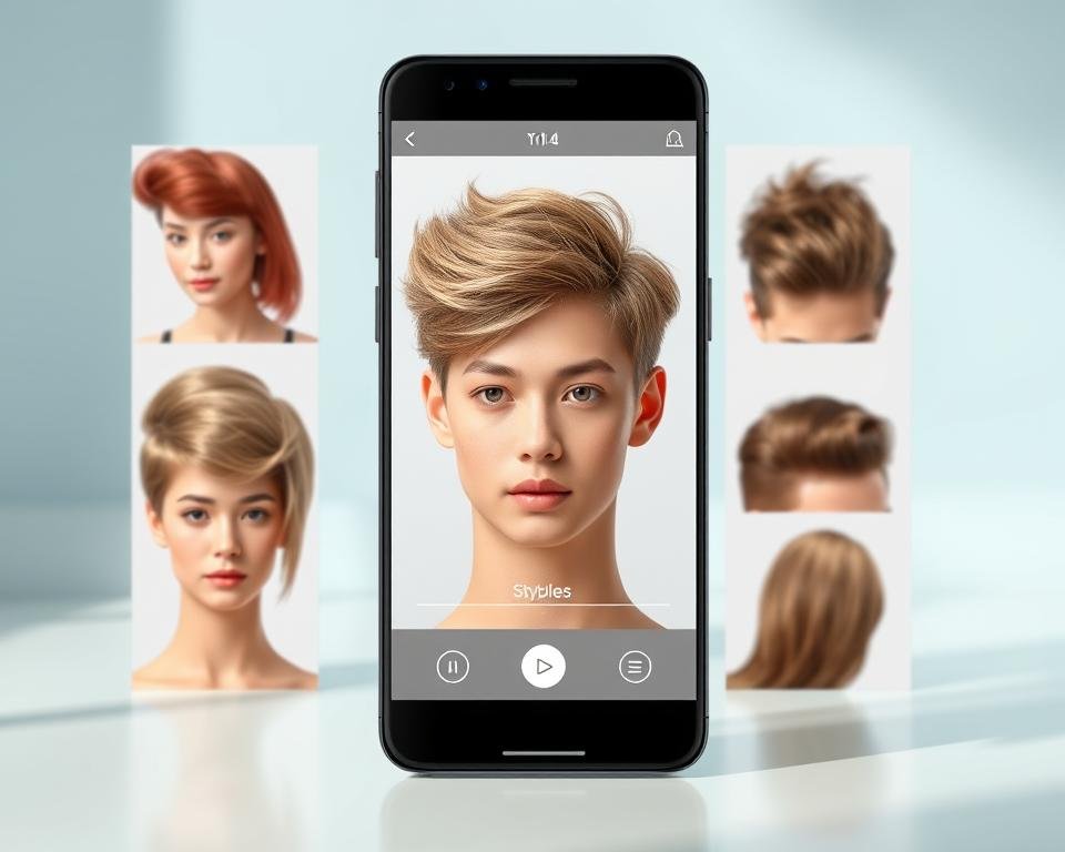 Aplicativo para criar seus estilo de cabelo pelo celular