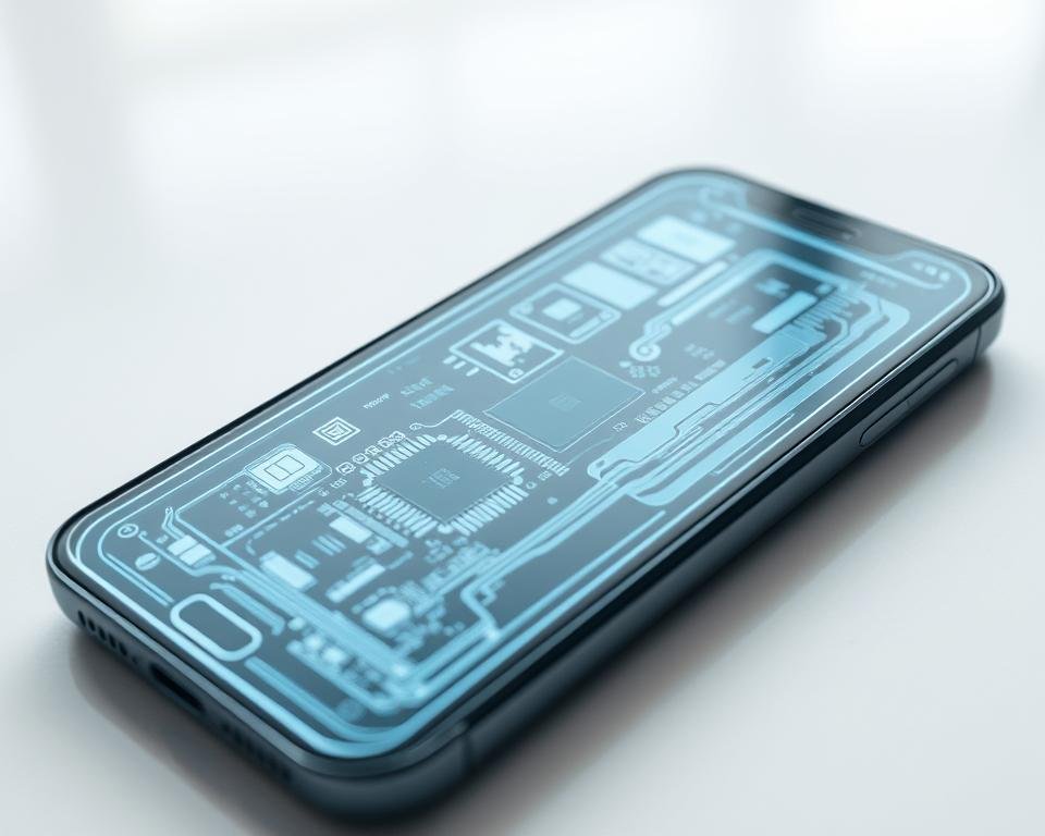 simulasi sinar-x pada telepon pintar simulação de raio-x em smartphones