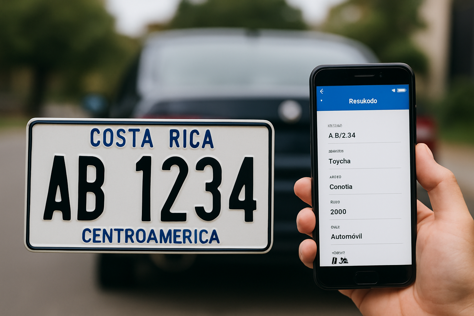 Aplicativo para Consultar Placa na Costa Rica