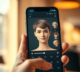 Aplicativo que simula um novo corte de cabelo