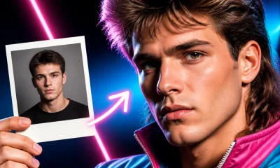 Transforme sua Foto em Estilo Anos 80